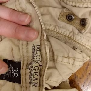 Blue gear cargo ahirts